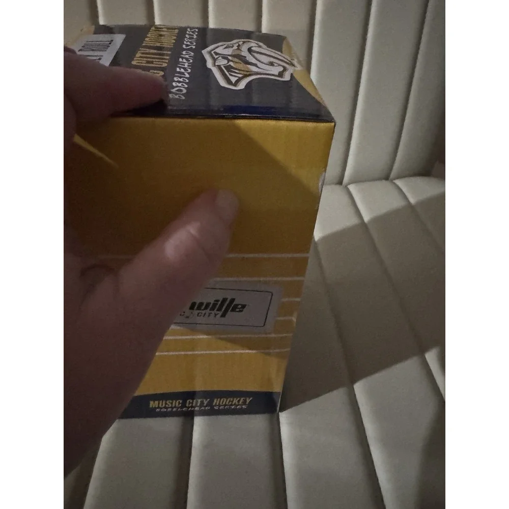 Jelly Roll Nashville Predators Hockey Bobblehead New Box Bridgestone Exclusive